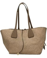 Borbonese - Medium Printed Shoulder Bag - Lyst