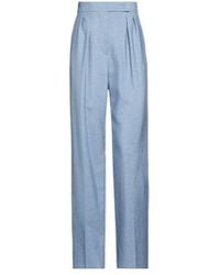 Max Mara - High-Waisted Straight-Leg Trousers - Lyst