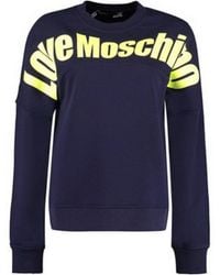 Moschino - Logo Details Sweater - Lyst
