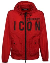 DSquared² - Logo Long-Sleeved Jacket - Lyst