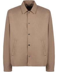 Kiton - Knitted Button-Up Overshirt - Lyst