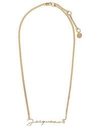 Jacquemus - Logo Pendant Necklace - Lyst