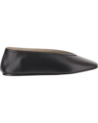 Le Monde Beryl - Tapered Toe Leather Flat Shoes - Lyst
