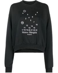 Maison Margiela - Digital Logo Printed Sweater - Lyst