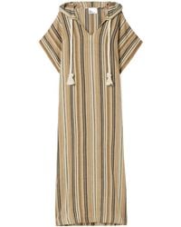 Lisa Marie Fernandez - Striped Linen-Blend Kaftan - Lyst