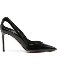 Aquazzura - Sheeva Pointed-Toe Cut-Out Detailed Pumps - Lyst