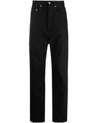 Rick Owens - High-Waisted Straight-Leg Trousers - Lyst