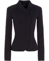 Giorgio Armani - Lapel Long-Sleeved Casual Jacket - Lyst