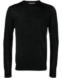 Ballantyne - Fine-Knit Wool Crew-Neck Jumper - Lyst