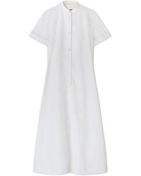 Jil Sander - Asymmetric Hem A-Line Dress - Lyst
