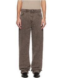 Mugler - Quilted Twill Casual Pants - Lyst