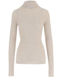 arch4 - Ribbed Turtleneck Knitted Sweater - Lyst