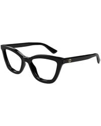 Gucci - Eyewear Cat-Eye Frame Glasses - Lyst