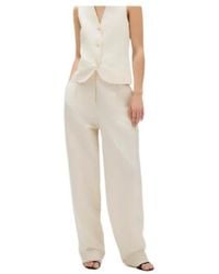 Calvin Klein - Structured Pleated Pants - Lyst