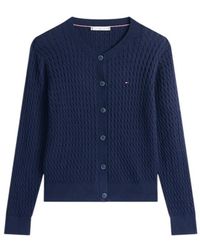 Tommy Hilfiger - Cable-Knit Cardigan - Lyst