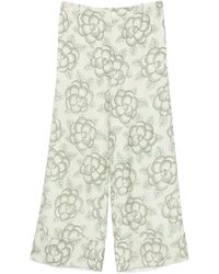 Marni - Printed Piping Trousers - Lyst