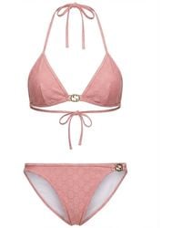 Gucci - Gg Stretch Jersey Bikini - Lyst