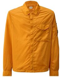 C.P. Company - Logo-Patch Overshirt - Lyst