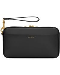 Saint Laurent - Paris Travel Pouch - Lyst