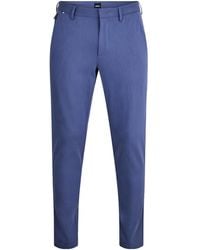 BOSS - Slimfit Casual Trousers - Lyst