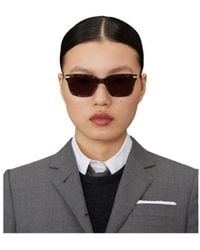 Thom Browne - Eyewear Square Frame Sunglasses - Lyst