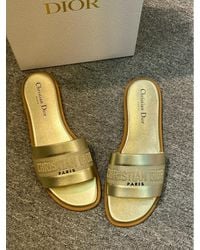 Dior - Round Head Slippers - Lyst