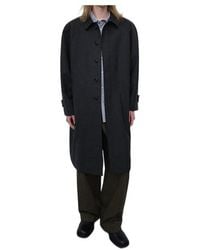 DUNST - Single-Breasted Straight Coats - Lyst
