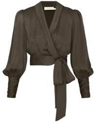 Zimmermann - Wrap Top - Lyst