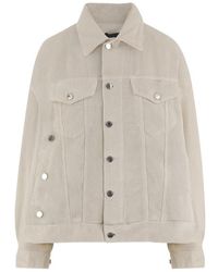 Haikure - Ribbed Button-Up Jacket - Lyst