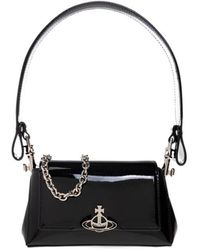 Vivienne Westwood - Orb-Embellished Top Handle Shoulder Bag - Lyst
