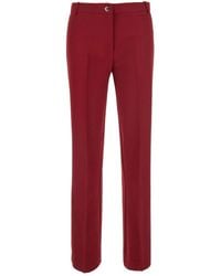Pinko - Protea Pressed-Crease Straight-Leg Trousers - Lyst