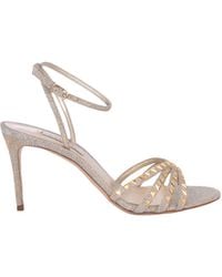 Casadei - Studded High-Heeled Sandals - Lyst