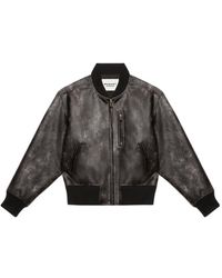 Isabel Marant - Isabel Marant Étoile Crisley Faux Leather Bomber Jacket - Lyst