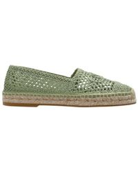Chloé - Chloé Isla Logo Detailed Slip-On Espadrilles - Lyst