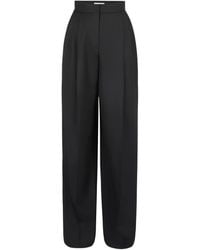 Nina Ricci - Pleated Straight Leg Trousers - Lyst