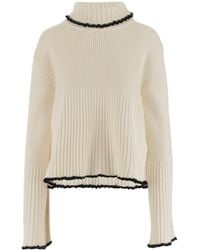 Jil Sander - High Neck Long-Sleeved Jumper - Lyst