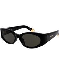 Jacquemus - Oval Frame Sunglasses - Lyst