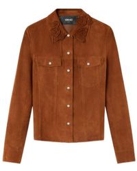 Versace - Floral Button-Up Jacket - Lyst