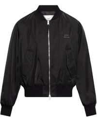 Ami Paris - Twill Bomber Jacket - Lyst