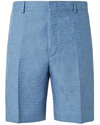 Fendi - Ff Jacquard Bermuda Shorts - Lyst