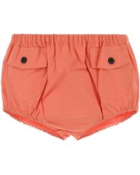Prada - Poplin Shorts - Lyst