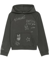 Zadig & Voltaire - Long-Sleeve Hooded Sweatshirt - Lyst