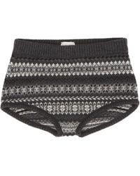Magda Butrym - Magda Burtym Jacquard Knitted Shorts - Lyst