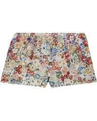 KHAITE - Tilly Printed Shorts - Lyst
