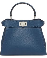 Fendi - Peekaboo Mini Tote Bag - Lyst