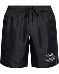 Amiri - Logo Printed Swim Shorts - Lyst