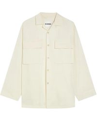 Jil Sander - Flap-Pocket Long-Sleeved Shirt - Lyst