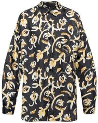 Nanushka - Jari Graphic Printed Button-Up Shirt - Lyst