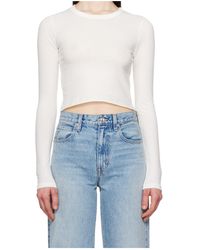 SLVRLAKE Denim - Round Neck Long-Sleeved T-Shirt - Lyst