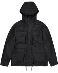Rains - Long-Sleeved Hooded Raincoat - Lyst